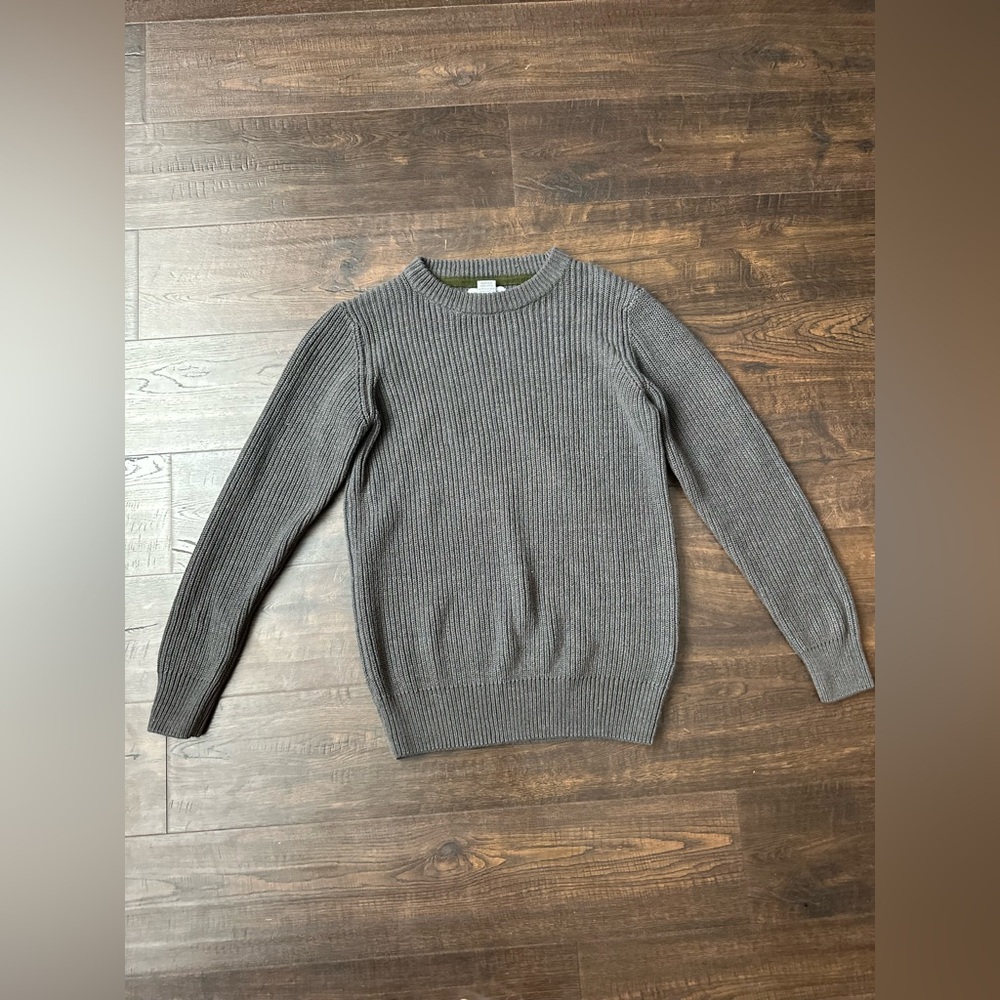 William Rast Ribbed Crewneck Sweater
